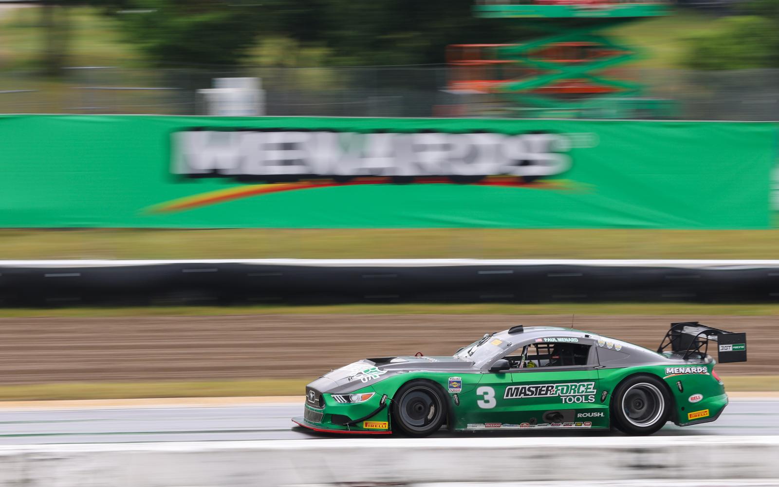 Paul Menard Earns Third-Straight Win in Wet and Wild One at Mid-Ohio
